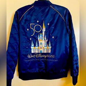 BNWT - Disney World 50th Anniversary Blue Varsity Jacket (Medium)